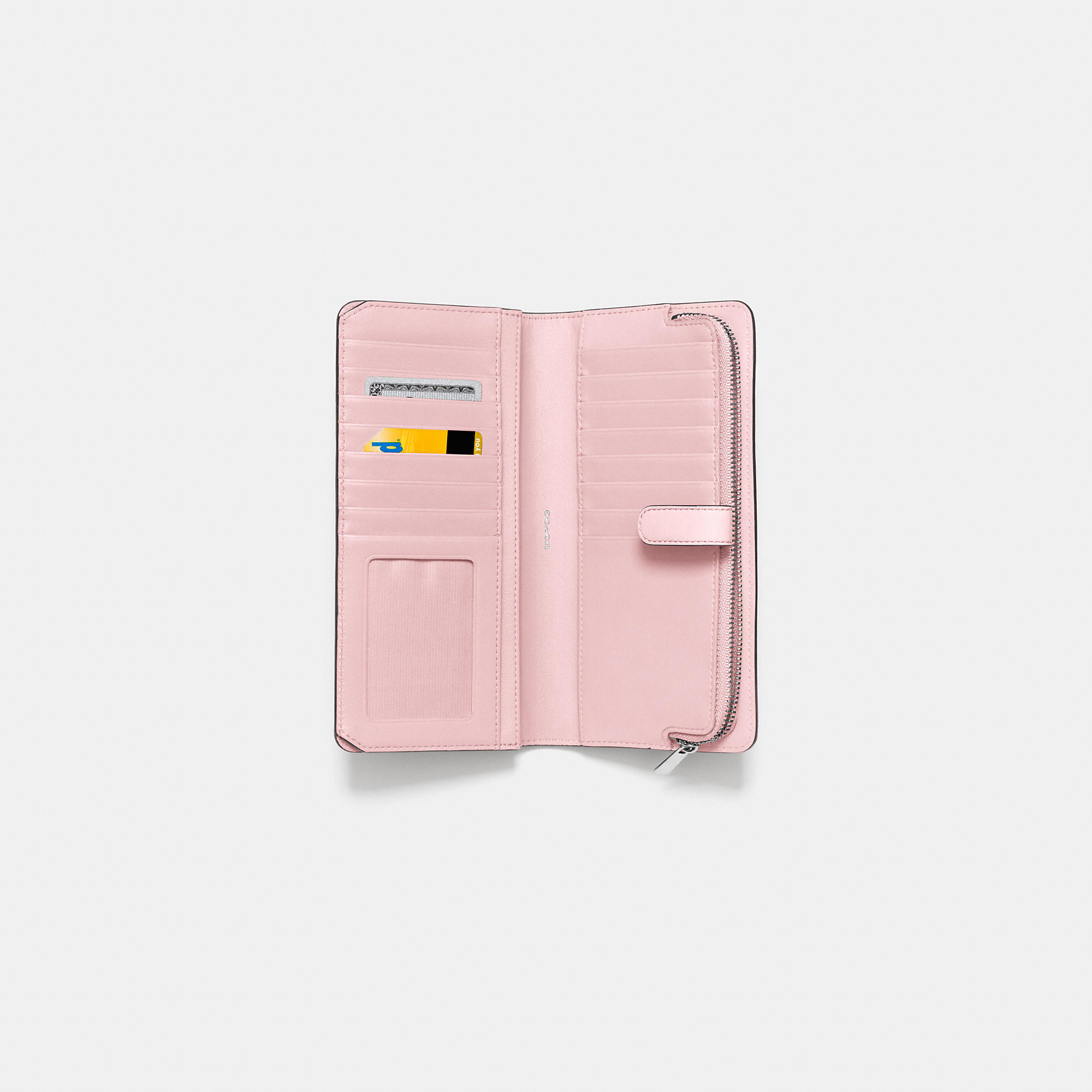 Coach Skinny Wallet In Leather In Cheap Price